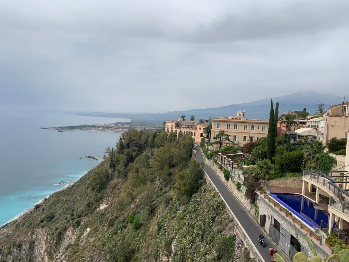 Ferienwohnung Panoramic Taormina Bay View Exterior foto