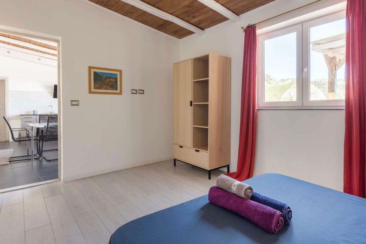 Ferienwohnung Panoramic Taormina Bay View Exterior foto
